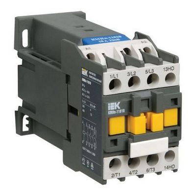 Принцип работы контактора