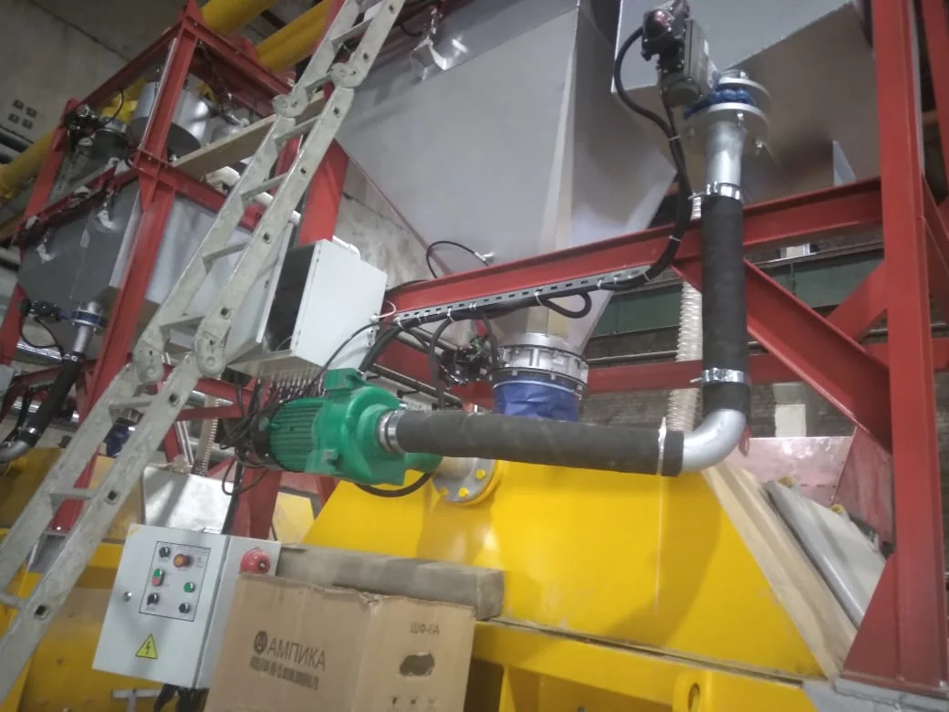 Сборка силоса БСУ-2