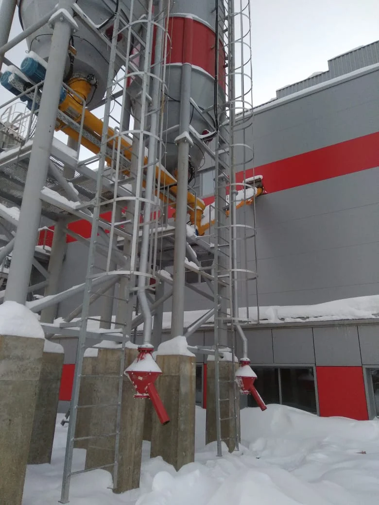 Сборка силоса БСУ-2