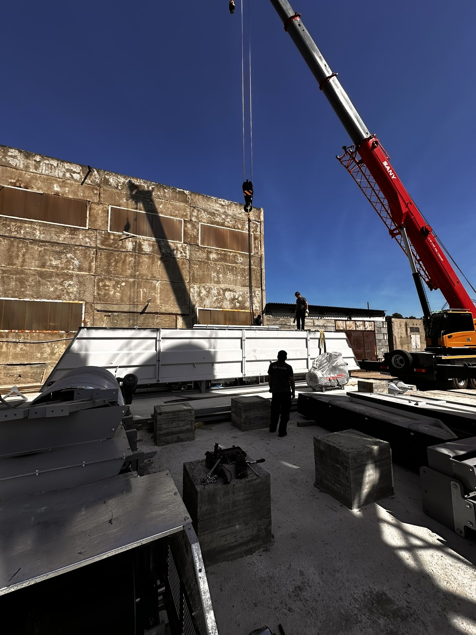 Сборка силоса БСУ-2