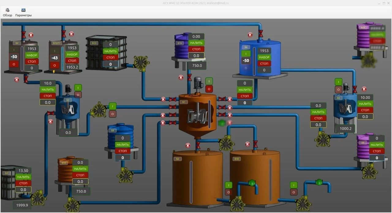 SCADA для гипса