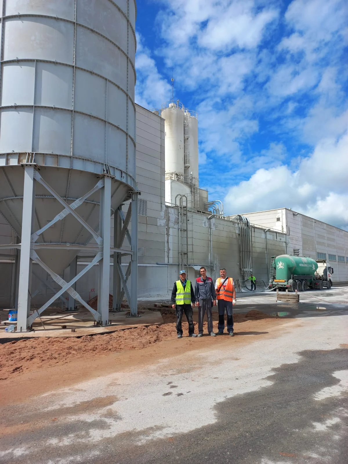 Сборка силоса