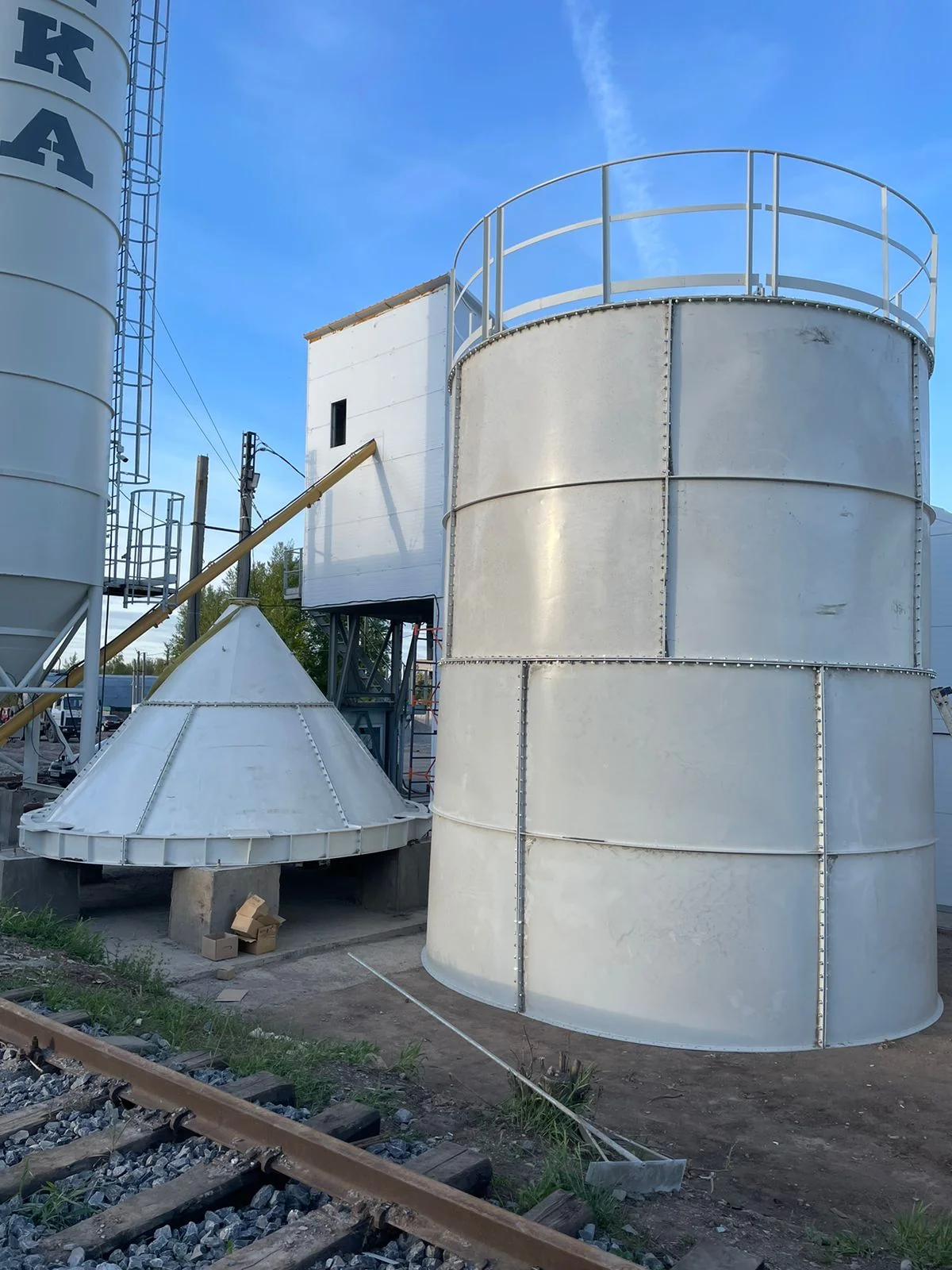 Сборка силоса