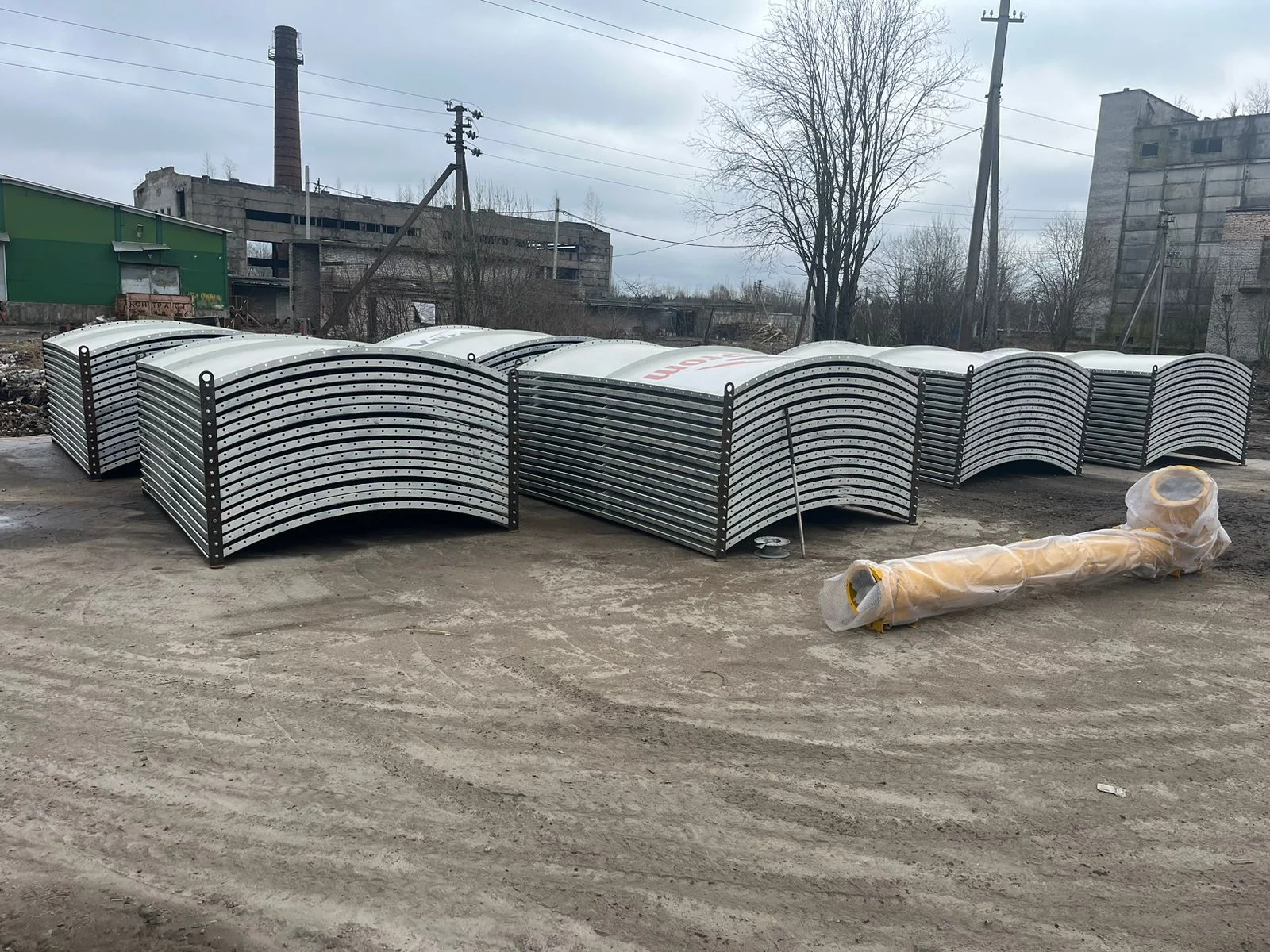 Сборка силоса