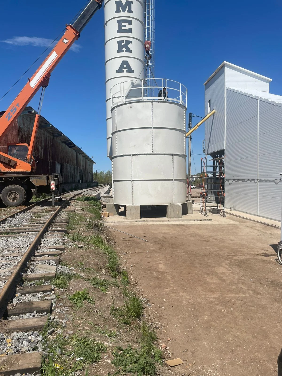 Сборка силоса