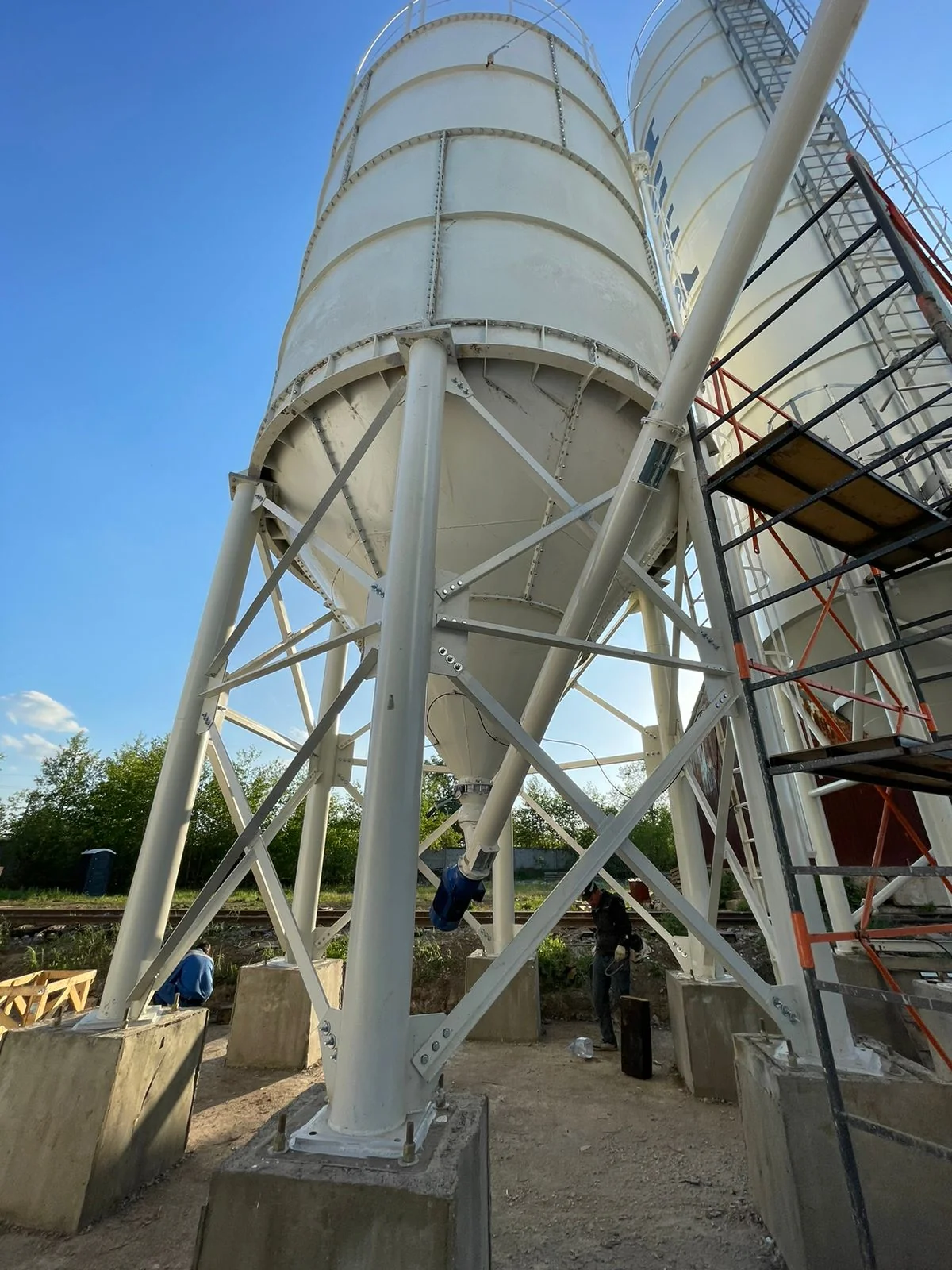 Сборка силоса