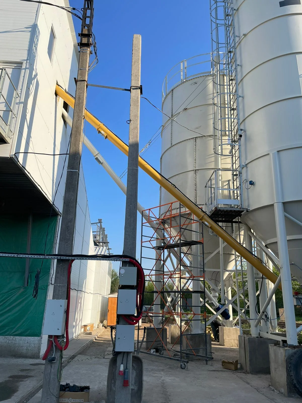 Сборка силоса