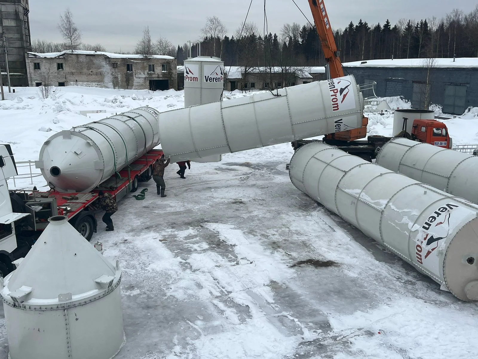 Сборка силоса