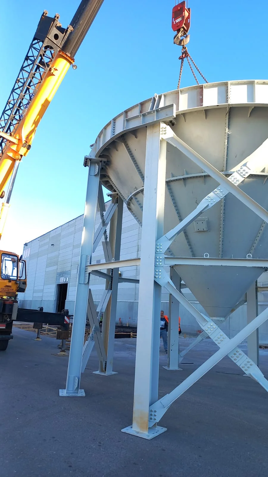 Сборка силоса