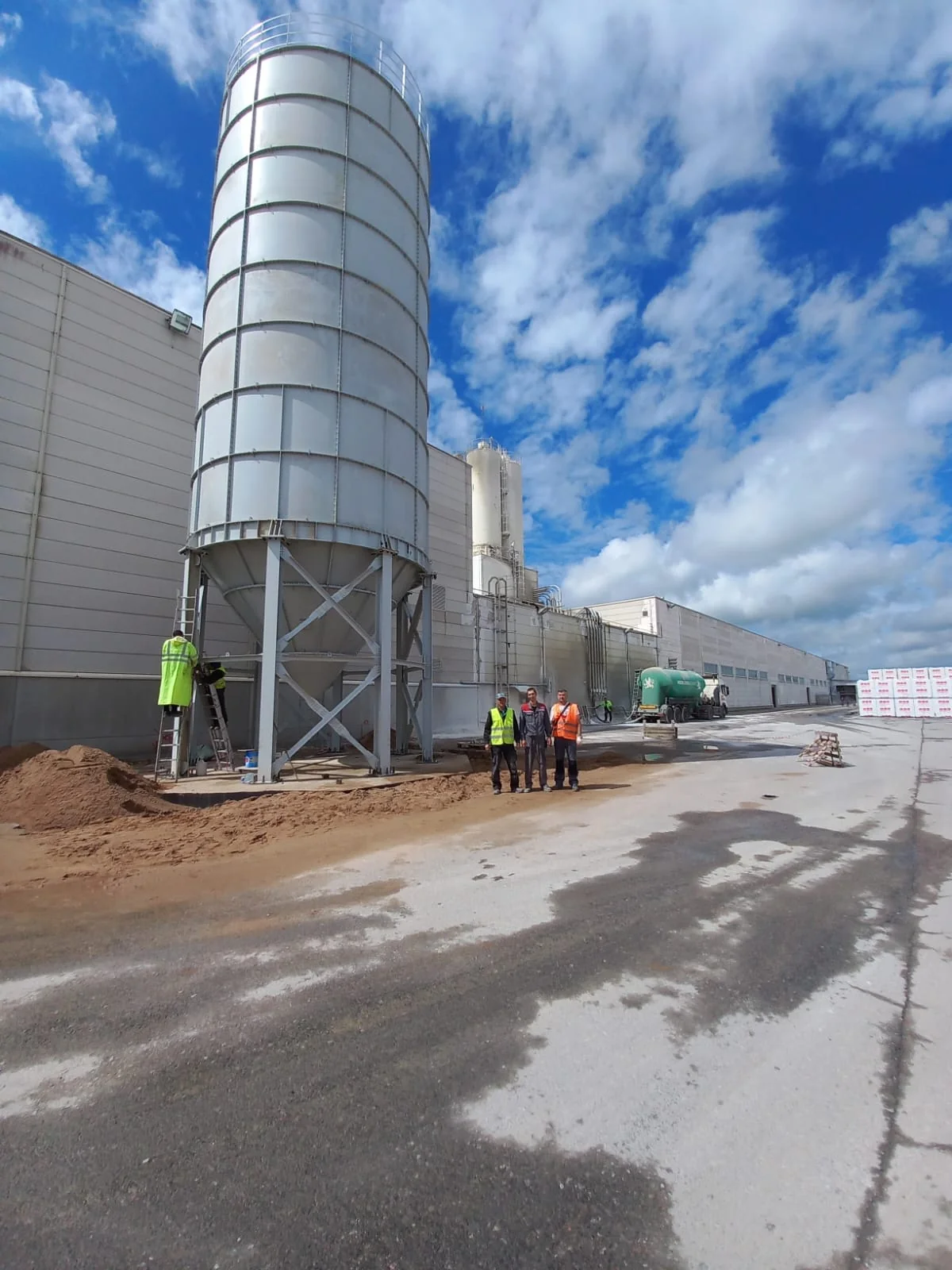 Сборка силоса