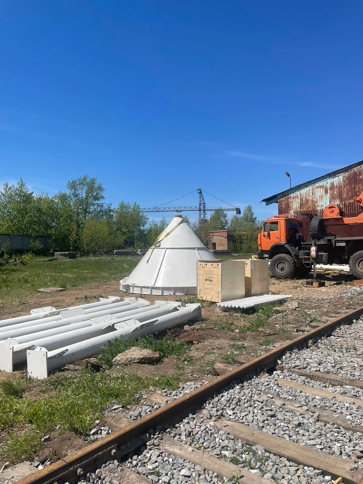 Сборка силоса