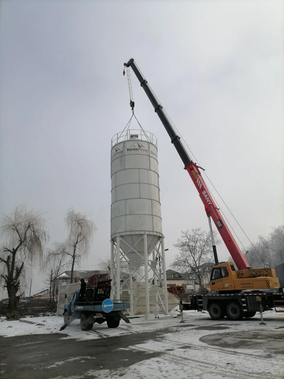 Сборка силоса