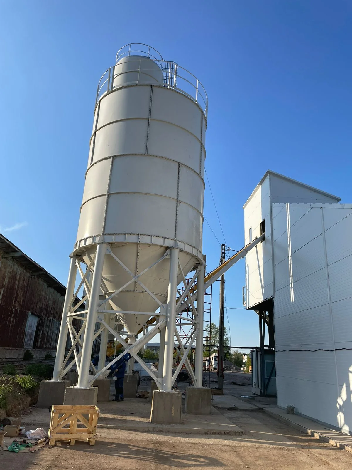 Сборка силоса