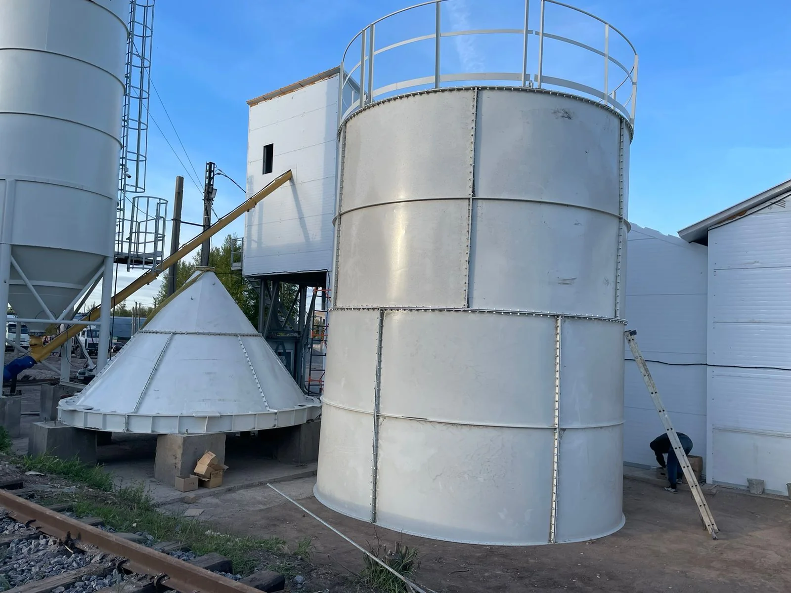 Сборка силоса