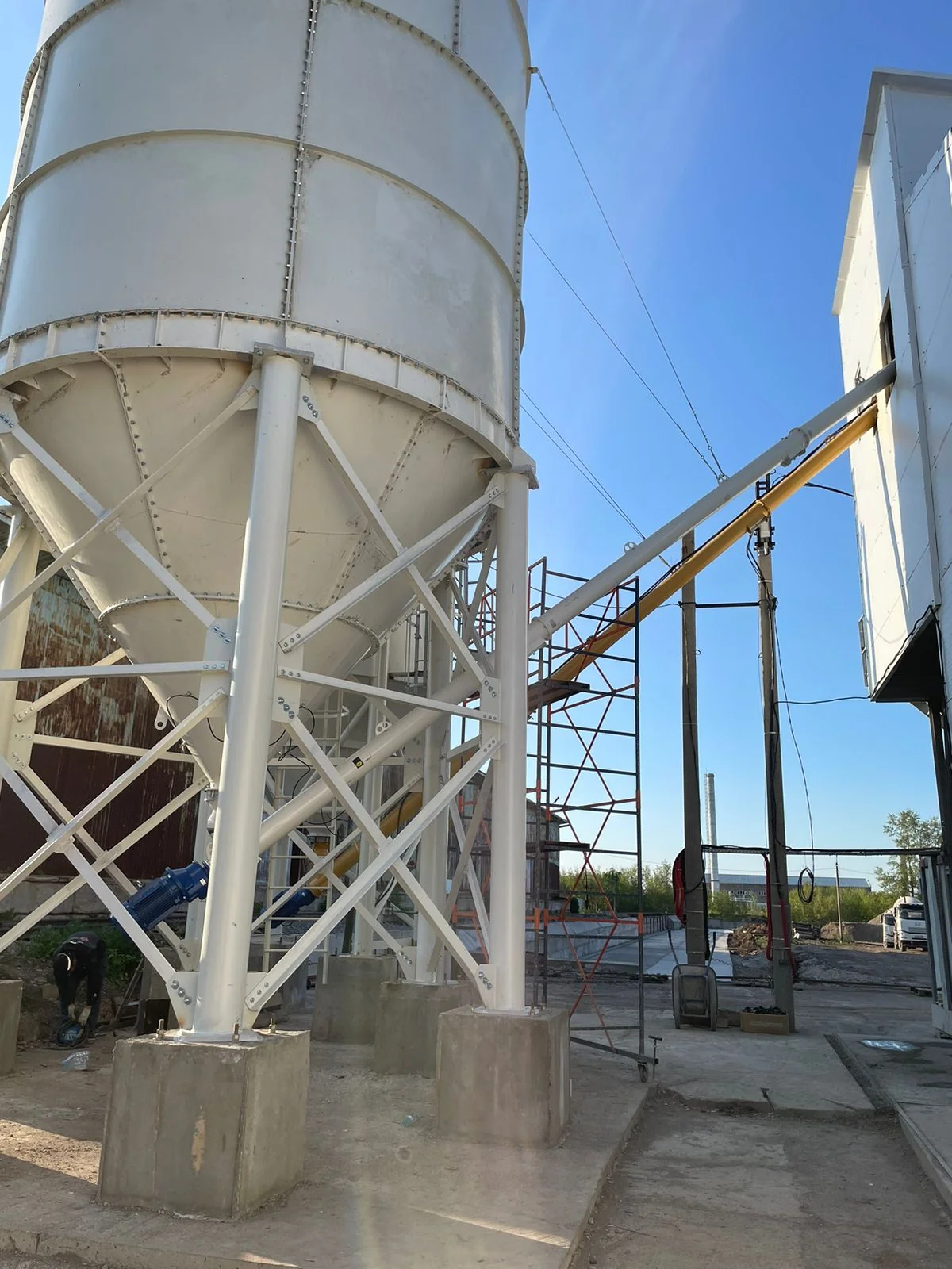 Сборка силоса