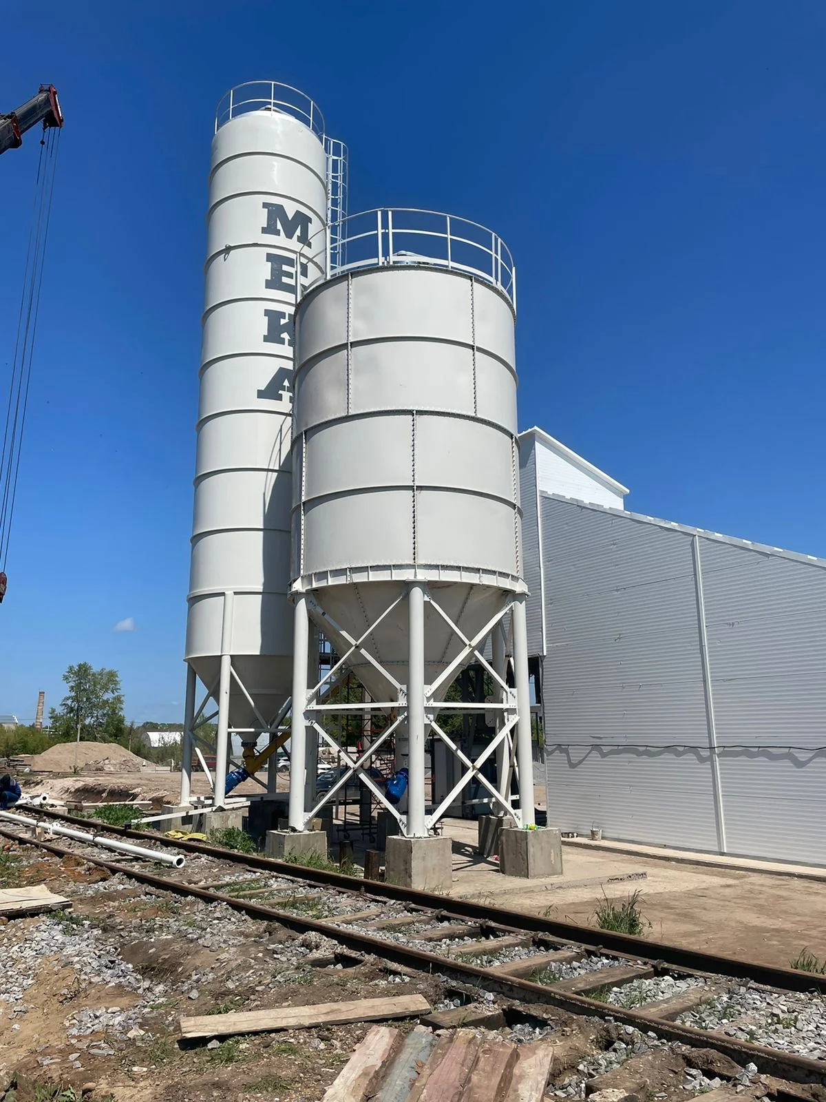 Сборка силоса