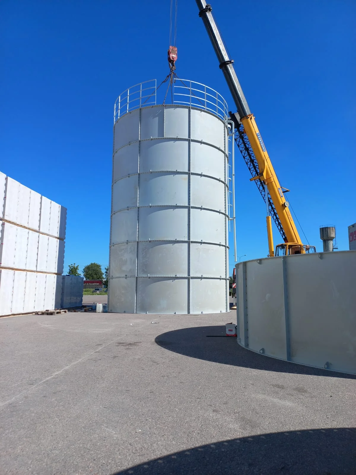 Сборка силоса