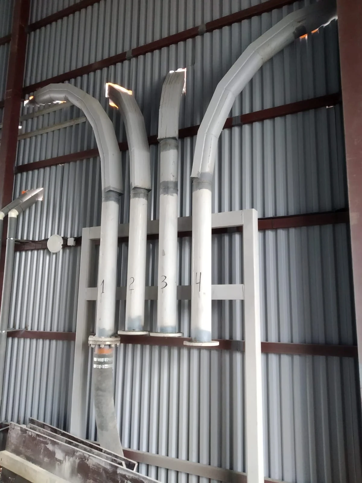 разобранный силос